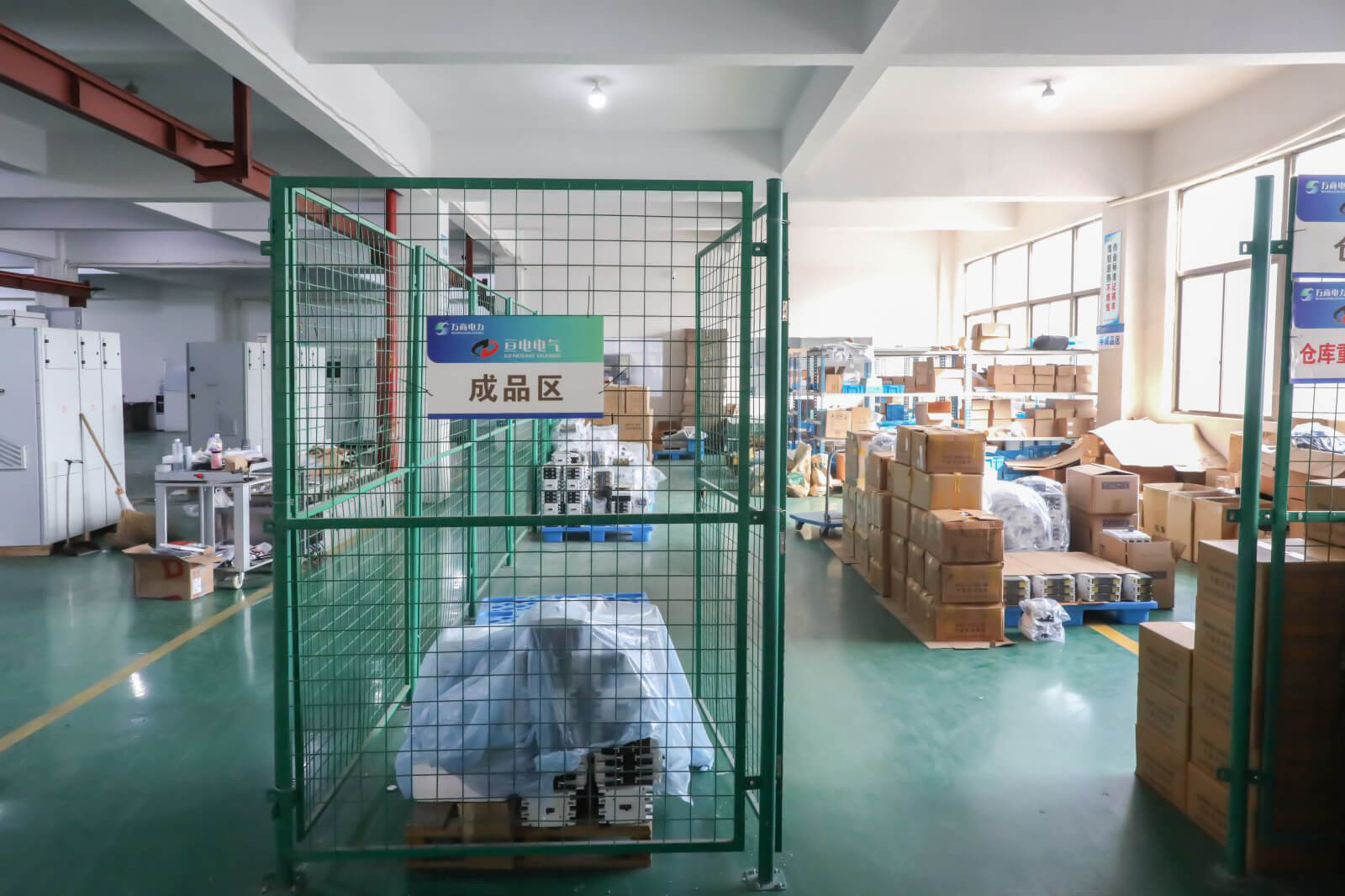 Finished product area